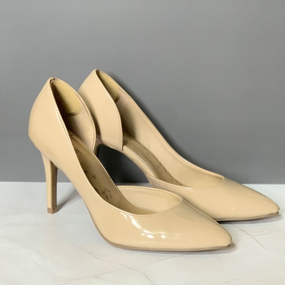 Elegant Beige Women's Heels
